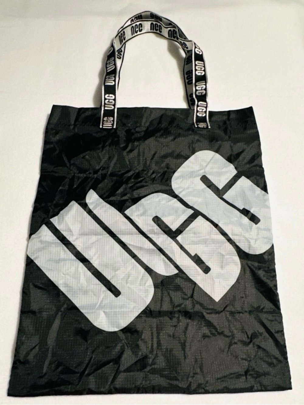 UGG Black Portable Tote Bag